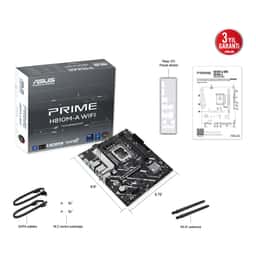 ASUS PRIME H810M-A WIFI LGA1851 DDR5 6400 Çift M2 USB3.2 WiFi+BT AURA RGB mATX - Küçük Görsel 6