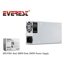 Everest Slim 250W Flex Power Supply – 4 cm Fanlı, 2x SATA, 2x IDE (EPS-FX01) - Küçük Görsel 3