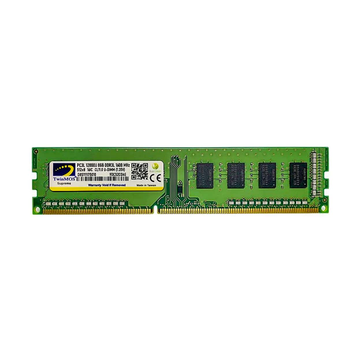 TwinMOS DDR3 4GB 1600MHz 1.35V Low Voltage Desktop Ram - Görsel 1