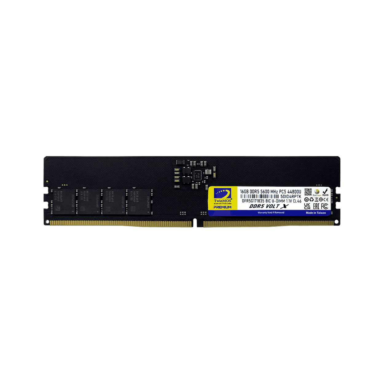 TwinMOS DDR5 16GB 5600MHz CL46 Desktop Ram - Görsel 1