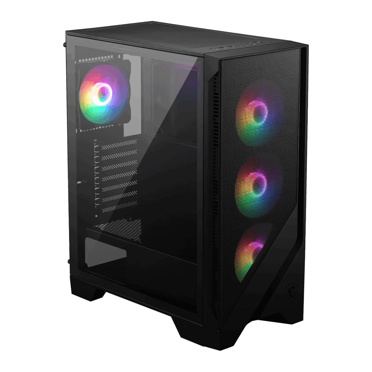 MSI MAG FORGE 120A AIRFLOW TEMPERLİ CAM 6 X120MM AUTO RGB FAN ATX GAMING KASA - Görsel 4