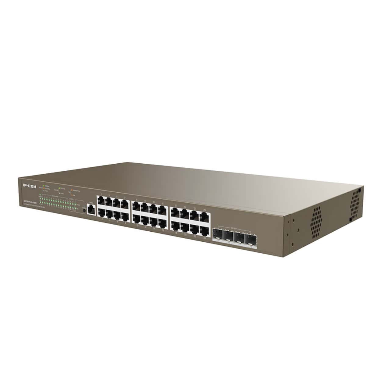 IP-COM G5328XP-24-410W 24GE PoE Port (370W), 4x10G SFP L3 Cloud Yönetilebilir SW - Görsel 3
