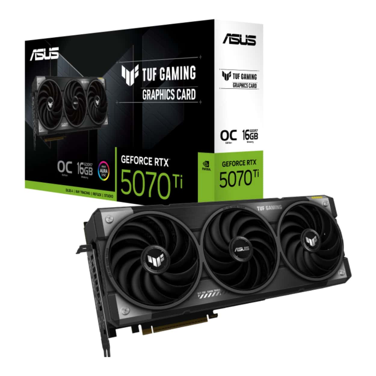 16 GB ASUS TUF-RTX5070TI-16G-GAMING RTX 5070TI GDDR7 256bit OC 2xHDMI 3xDP RGB D - Görsel 1