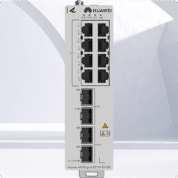 HUAWEI eKitEngine S210I-8T4SX 8GE, 2xGE + 2x10GE SFP  Endüstriyel Cloud Managed - Küçük Görsel 1