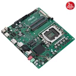 ASUS PRO H610T-CSM LGA1700 DDR5 5600 DP HDMI LVDS M2 USB3.2 Thin Mini ITX 7/24 - Küçük Görsel 1