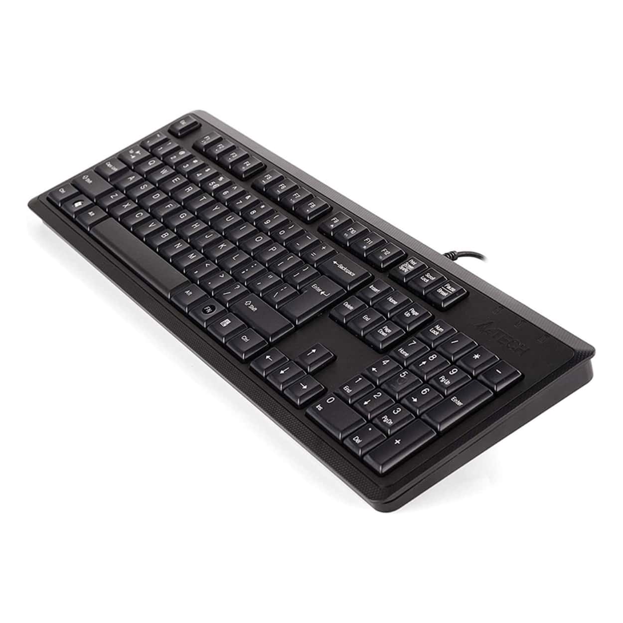 A4 TECH Fonksiyonel Kablolu Klavye USB, Q Klavye, Siyah (KR-92) - Görsel 3