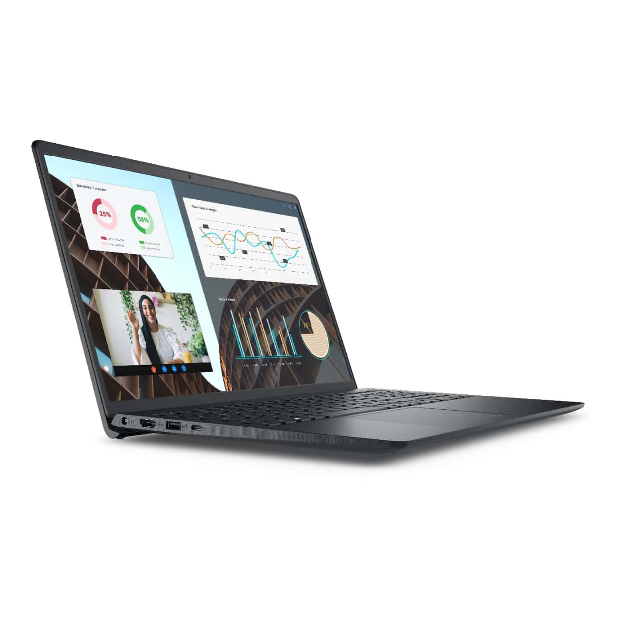 DELL Vostro 3530 15.6"120Hz i7-1355U 16GB 512SSD UBUNTU - Görsel 5