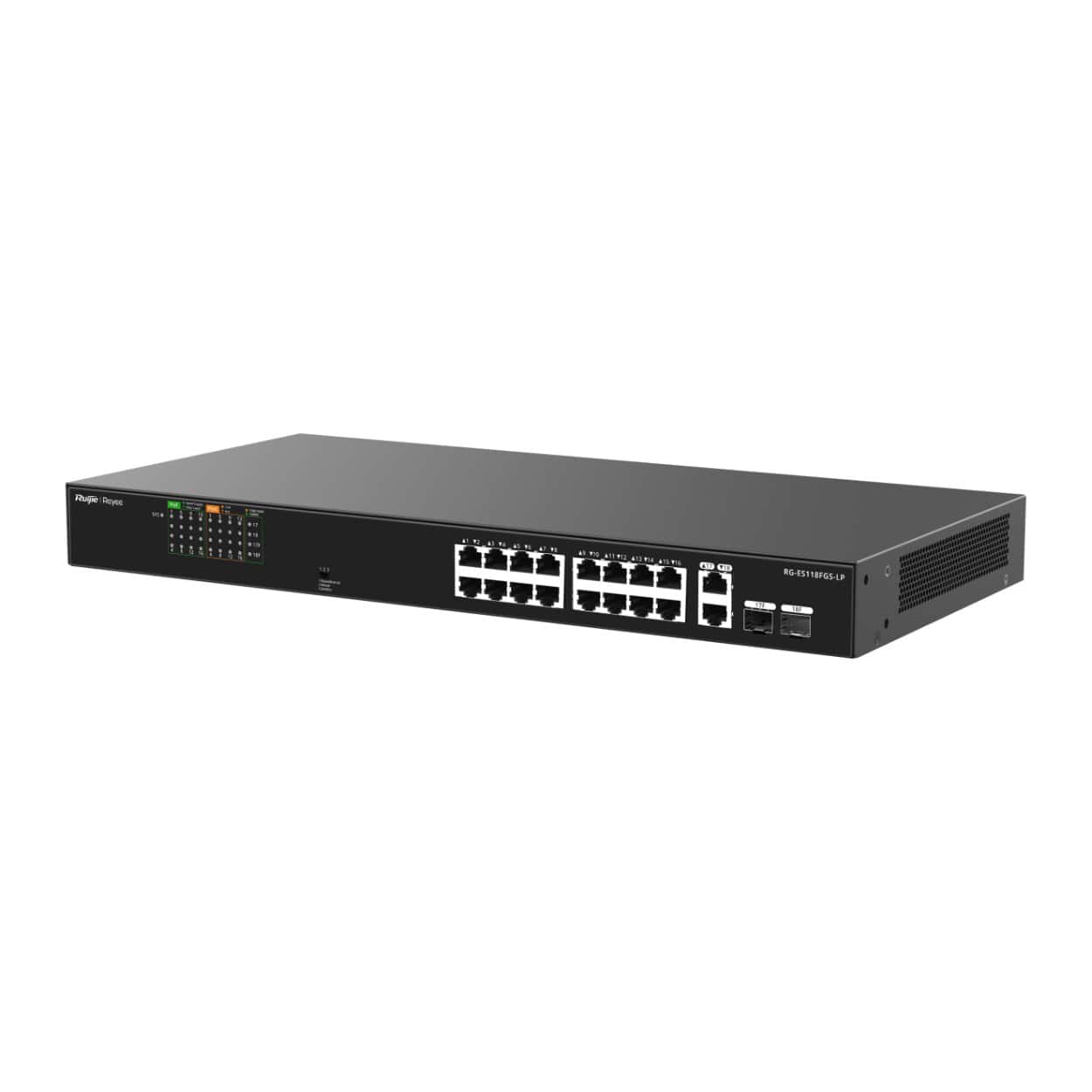 RUIJIE REYEE RG-ES118FGS-LP 16FE Port 120W Poe, 2x Combo Uplink - Görsel 3