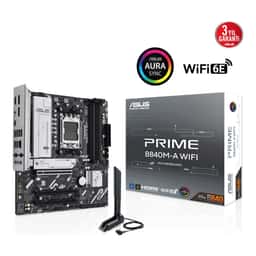 ASUS PRIME B840M-A WIFI AM5 DDR5 7600 2xDP HDMI 3xM2 6E+BT mATX - Küçük Görsel 1