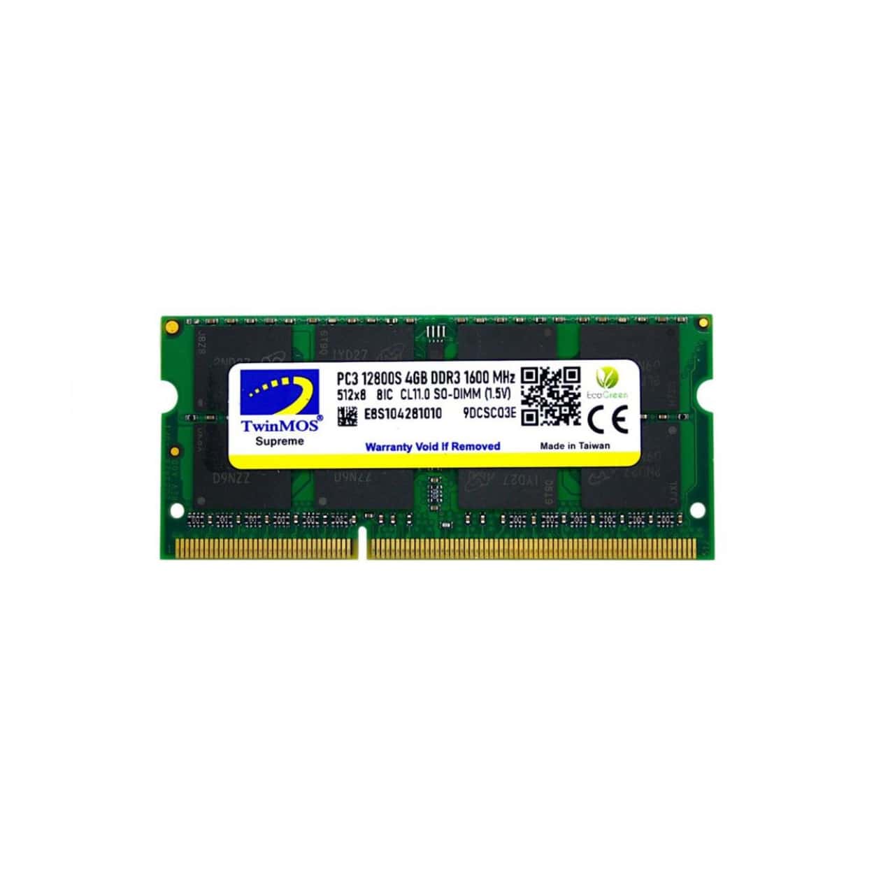 TwinMOS Sodimm 4 GB 1600MHz 1.5V DDR3 Notebook Ram - Görsel 1