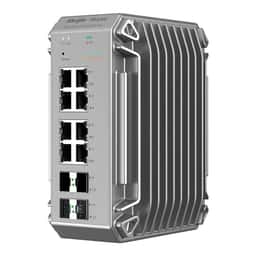 RUIJIE REYEE RG-NIS3100 8GE PoE/PoE+, 4GE SFP,240W Endüstriyel - Küçük Görsel 1