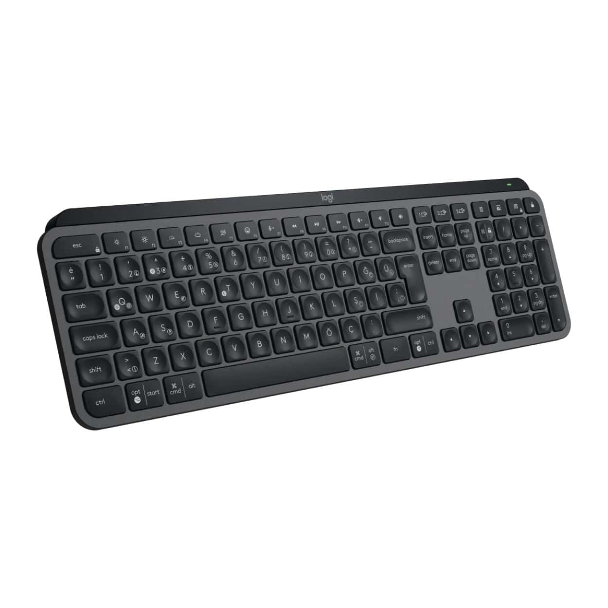 LOGITECH MX KEYS S Klavye Siyah Türkçe (920-011594) - Görsel 3