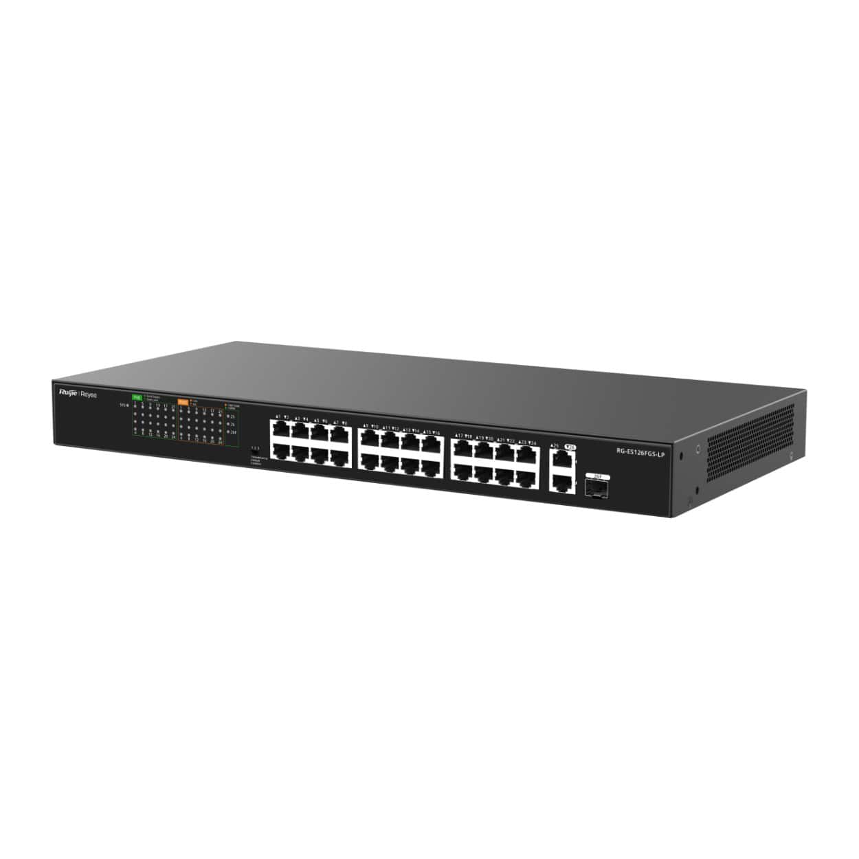 RUIJIE REYEE RG-ES126FGS-LP 24FE Port 180W Poe, 2x Combo Uplink - Görsel 3