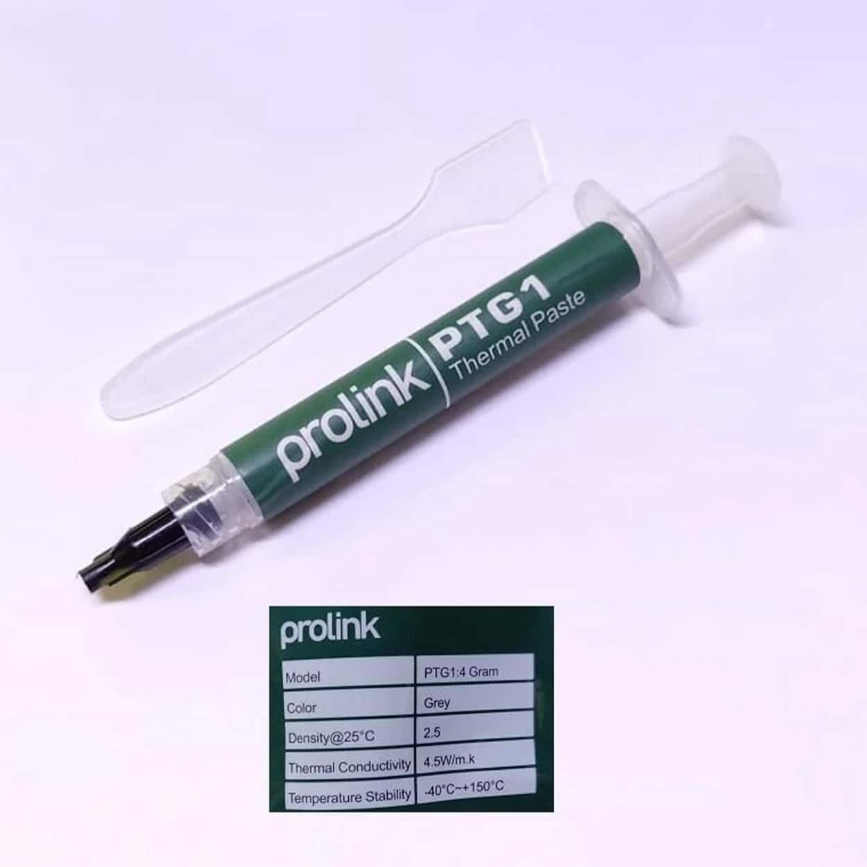 PROLINK PTG1-4 Silicon Termal Macun 4,5gr 4,5w/m.k Gri Termal Macun - Görsel 1