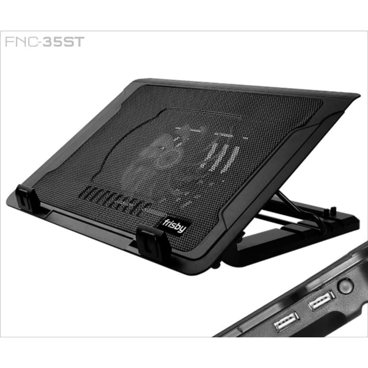 FRISBY FNC-35ST Standlı 14cm Fanlı Notebook Soğutucu - Görsel 1