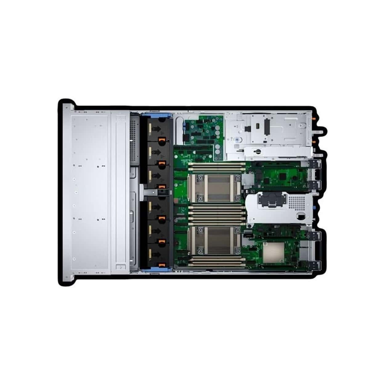 DELL PowerEdge R760xs Silver 2x4410Y 2x32GB 2x480GB SSD 1100W - Görsel 2