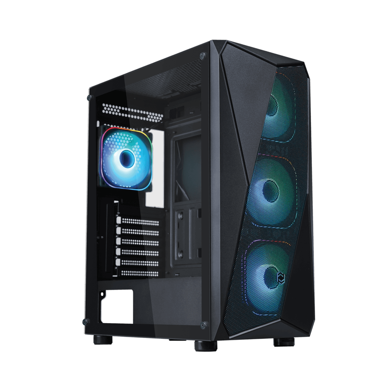 FRISBY FX-100 600W+80 (Bronze) 4XRGB GAMING KASA - Görsel 2