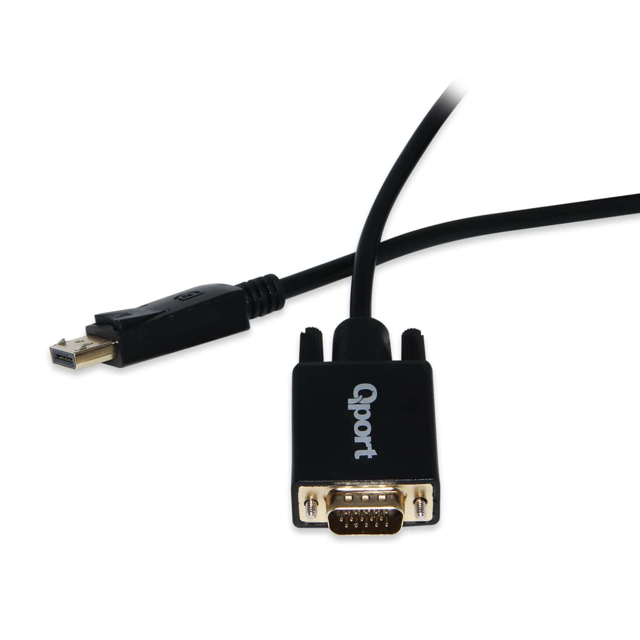 QPORT 1.8M DISPLAY TO VGA ÇEVİRİCİ KABLO (Q-DPV) - Görsel 2