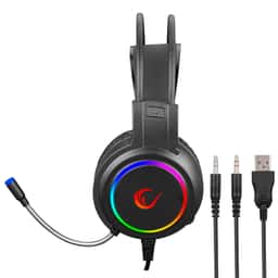 RAMPAGE KM-404 ARGENTI Rainbow Aydınlatmalı Gaming Q Klavye + Kulaklık + Mouse + - Küçük Görsel 5