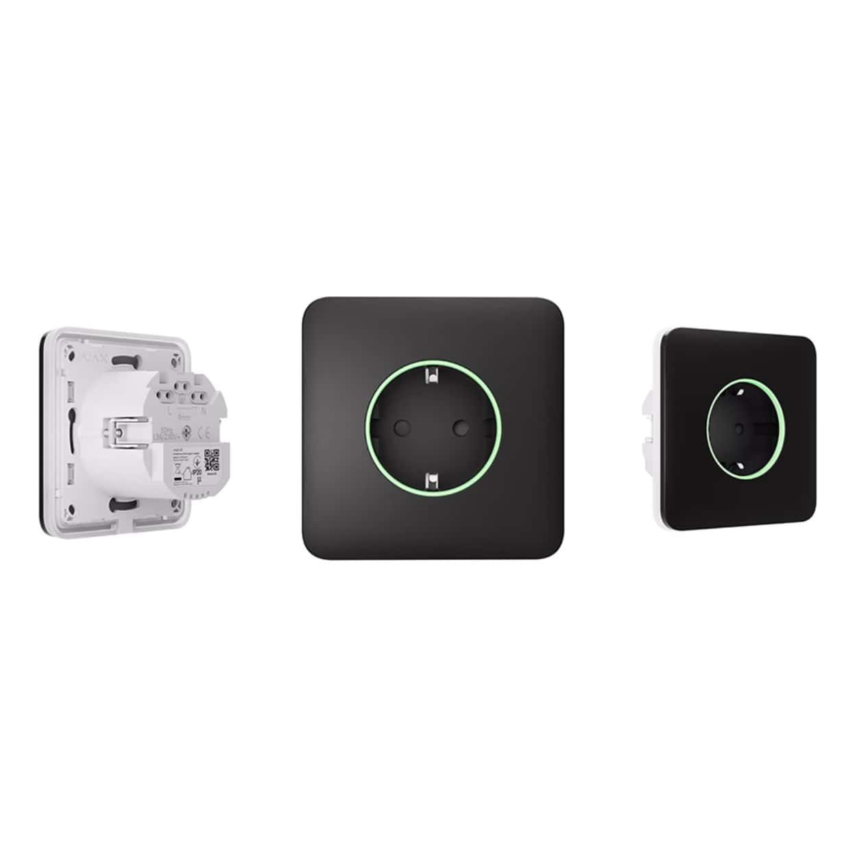 AJAX Outlet Socket (type F) - Siyah - Görsel 1