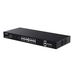 TENDA TEG1120P-16-250W 16GE PoE Port (250W), 2x Uplink, 2xSFP Switch - Küçük Görsel 2