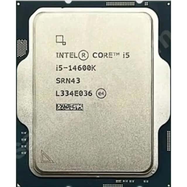 INTEL Raptor Lake i5-14600K TRAY VGA'lı FANSIZ 20C 3,50/5.30Ghz 24MB LGA1700