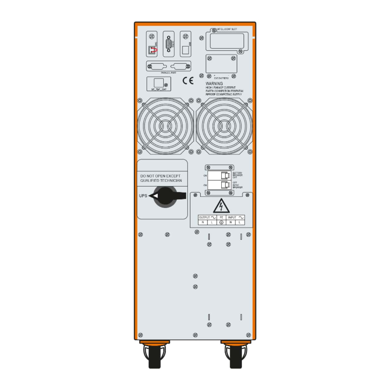 MAKELSAN POWERPACK SE 6 KVA 16x7AH (+V.2) PF=1  1/1  UPS - Görsel 2