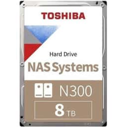 TOSHIBA N300 8 TB 7200RPM SATA3  128MB 7/24  1-8  Yuvalı Nas için - Küçük Görsel 1