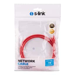 S-LINK SL-CAT601RE 1m Kırmızı CAT6 Patch Kablo - Küçük Görsel 3