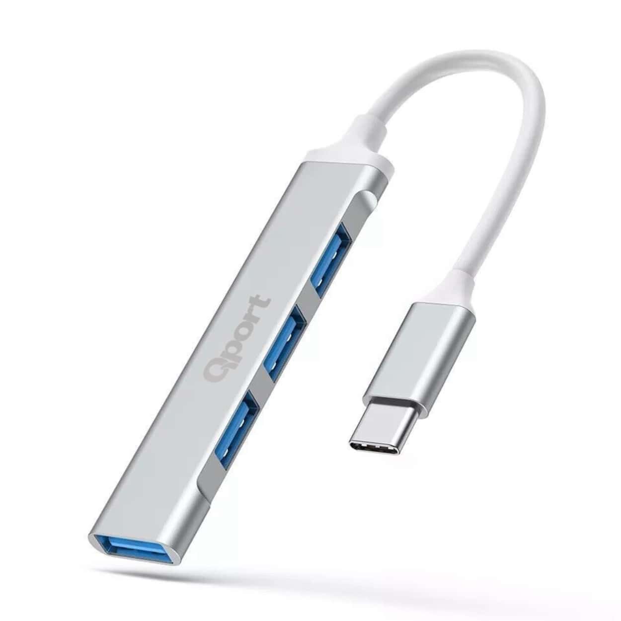 QPORT 4 PORT TYPE-C TO USB ÇOKLAYICI (Q-TUC05) - Görsel 2