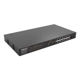 RUIJIE REYEE RG-ES118GS-P 16GE Port 247W Poe,  2GE SFP Uplink Rackmount Switch - Küçük Görsel 1