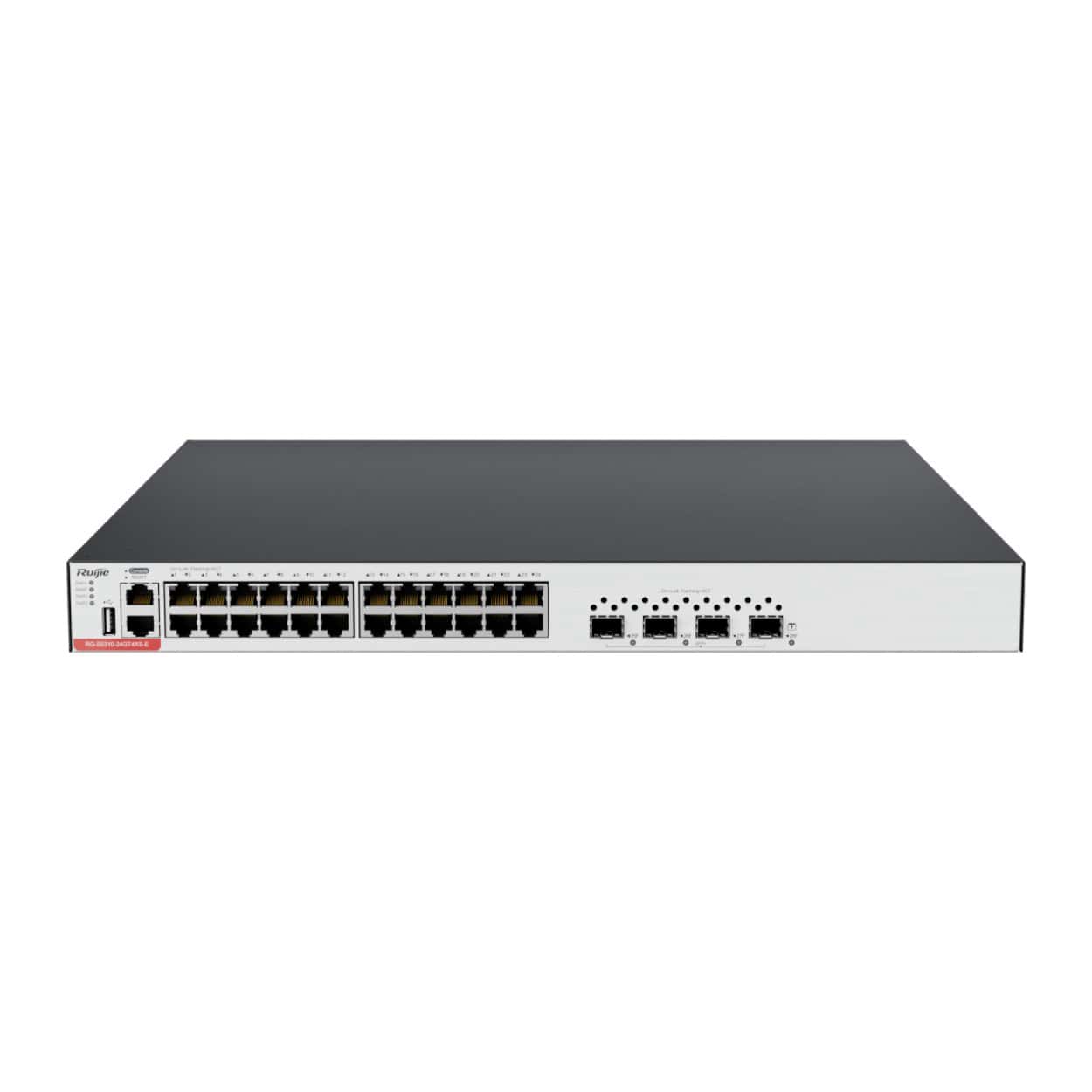 RUIJIE RG-S5310-24GT4XS-E 24-Port 1GE RJ45 4X10G SFP L-3 Yönetilebilir Switch - Görsel 1