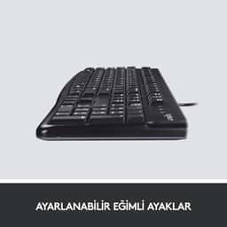 LOGITECH K120 Q TR KABLOLU KLAVYE (920-002505) - Küçük Görsel 3
