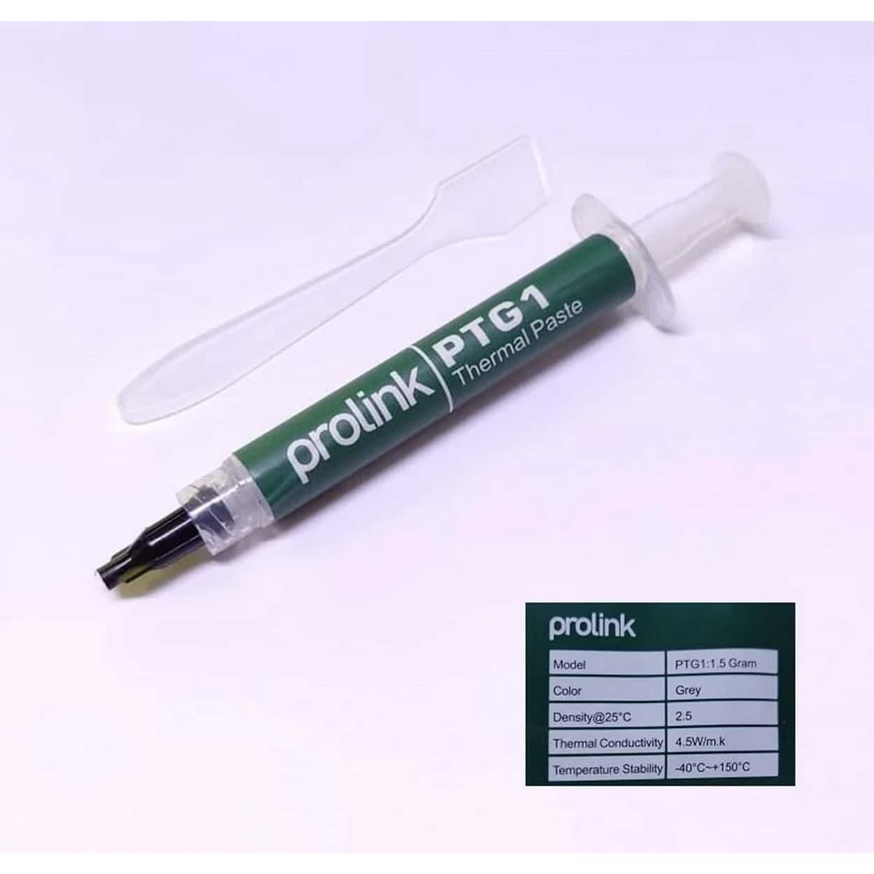 PROLINK PTG1:1,5 Silicon Termal Macun  1,5gr 4,5w/m.k Gri Termal Macun - Görsel 1