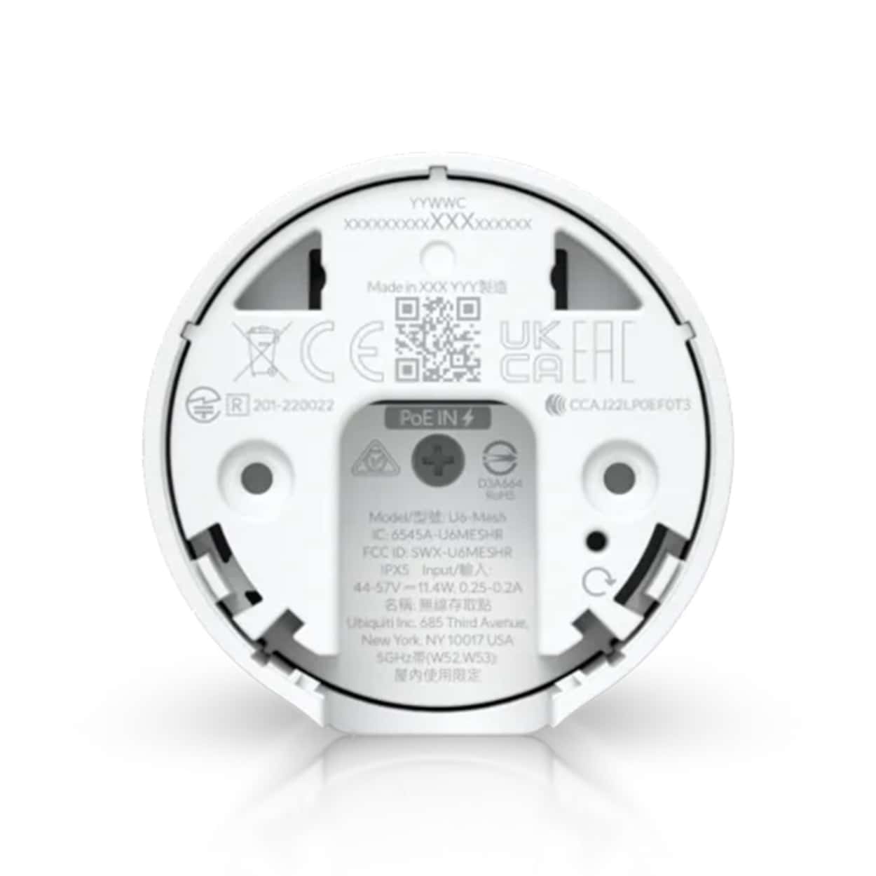 UBNT Unifi U6-Mesh Dual Band 574Mbps-4.8Gbps (Wi-Fi 6) MIMO Access Point - Görsel 6