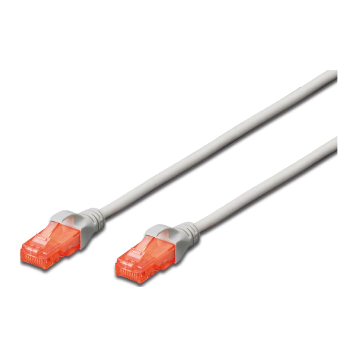 DIGITUS  UTP CAT 6  0,25m 4x2x26# LS0H Patch Cord Grı - Görsel 1
