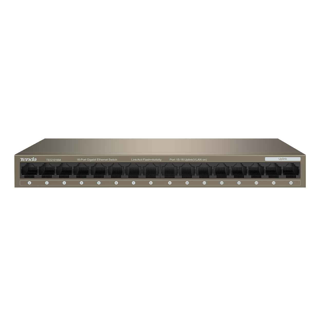 TENDA TEG1016M 16GE Port Desktop Switch - Görsel 2