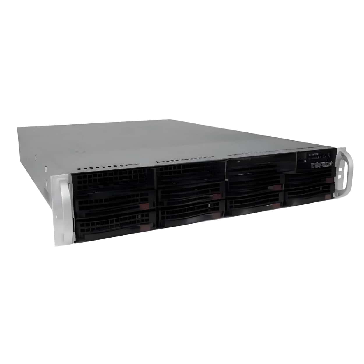 TRASSİR NeuroStation 8800R/64(U128)  INT 128 Kanal 2U 8 Yuvalı NVR Kayıt Cihazı - Görsel 1