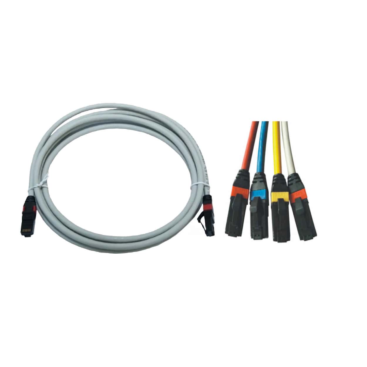 ERAT UTP CAT6  2m 4x2x24# LS0H Patch Cord Gri - Görsel 1