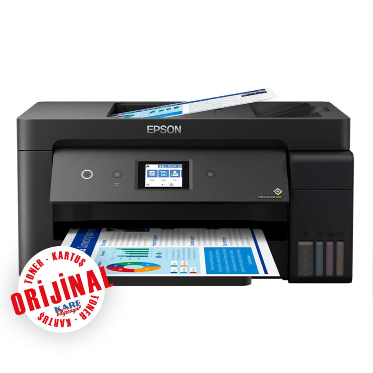 EPSON L14150 EcoTank A3 Yazıcı, A4 Fotokopi Tarayıcı Wi-Fi,Direct, Ethernet - Görsel 1