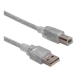 S-LINK SL-U2015  1.5m Şeffaf USB2.0 Yazıcı Kablosu - Küçük Görsel 1