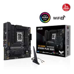 ASUS TUF GAMING B760M-PLUS WIFI Intel B760 LGA1700 DDR5 7200 HDMI VGA 2x M2 USB3 - Küçük Görsel 1