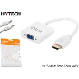HYTECH HY-HV35 HDMI to VGA + Audio Çevirici - Küçük Görsel 1