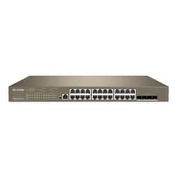 IP-COM G5328XP-24-410W 24GE PoE Port (370W), 4x10G SFP L3 Cloud Yönetilebilir SW - Küçük Görsel 1