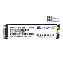 TwinMOS 512GB M.2 2280 SATA3 SSD (580Mb-550Mb/s) 3DNAND - Küçük Görsel 1