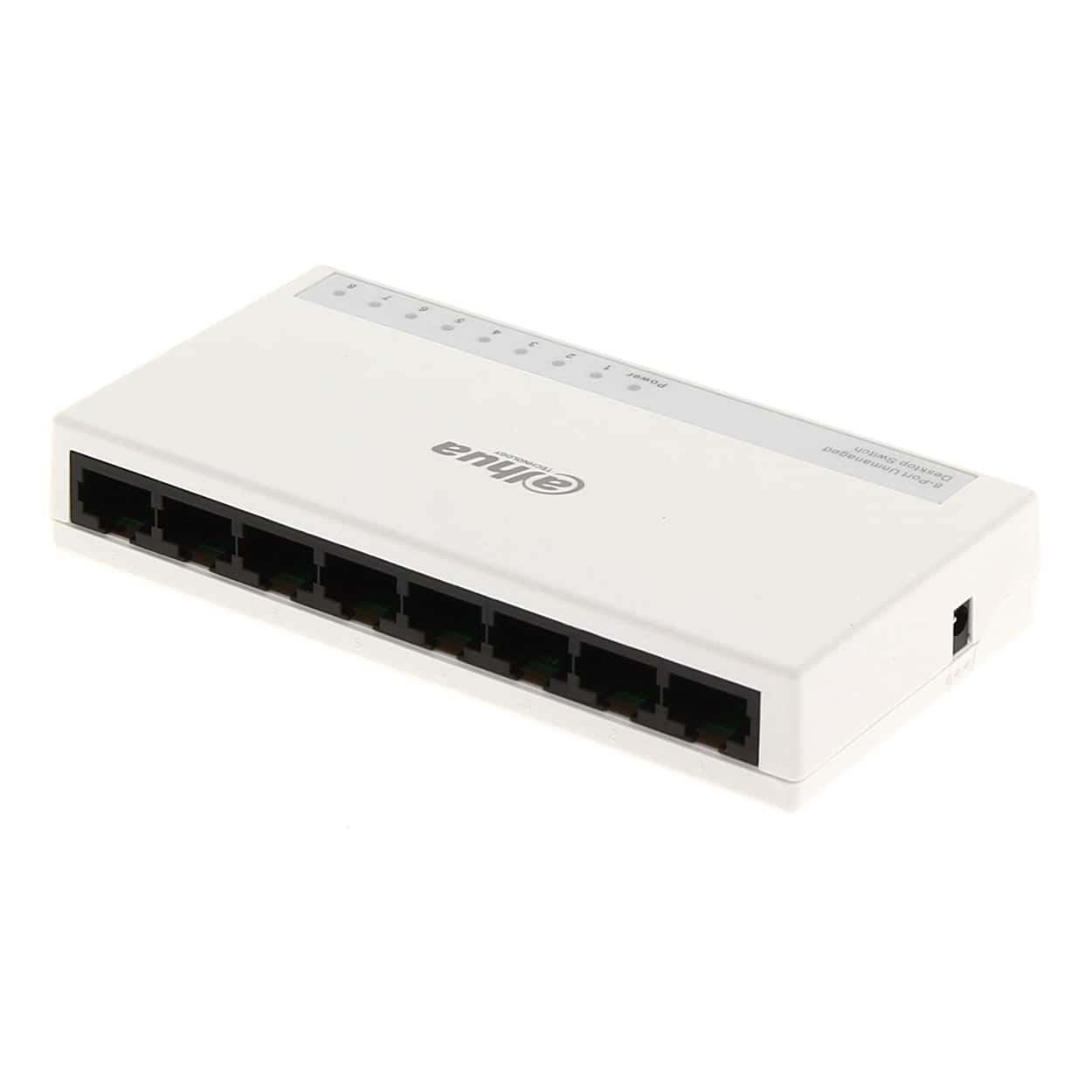 DAHUA PFS3008-8ET-L 8FE Port Desktop Switch - Görsel 1
