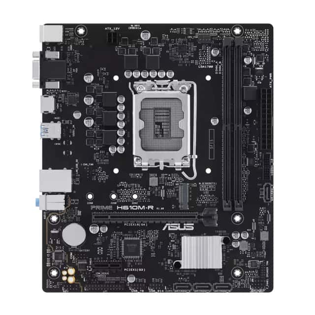 ASUS PRIME H610M-R-SI H610 LGA1700 DDR5 5600 DP HDMI VGA USB3.2 mATX-Beyaz Kutu