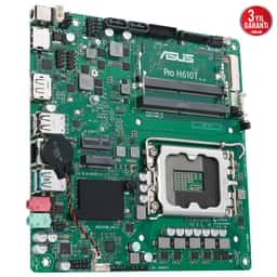 ASUS PRO H610T-CSM LGA1700 DDR5 5600 DP HDMI LVDS M2 USB3.2 Thin Mini ITX 7/24 - Küçük Görsel 5