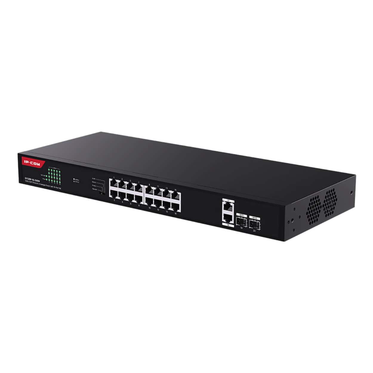 IP-COM G1120P-16-250W 16GE PoE Port (250W), 2GE Uplink, 2x SFP Switch - Görsel 2