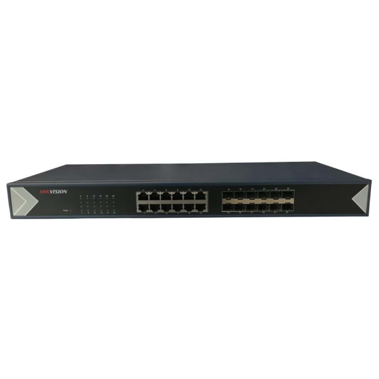 HIKVISION DS-3E0524TF 24GE PoE Port 12GExSFP Switch - Görsel 1